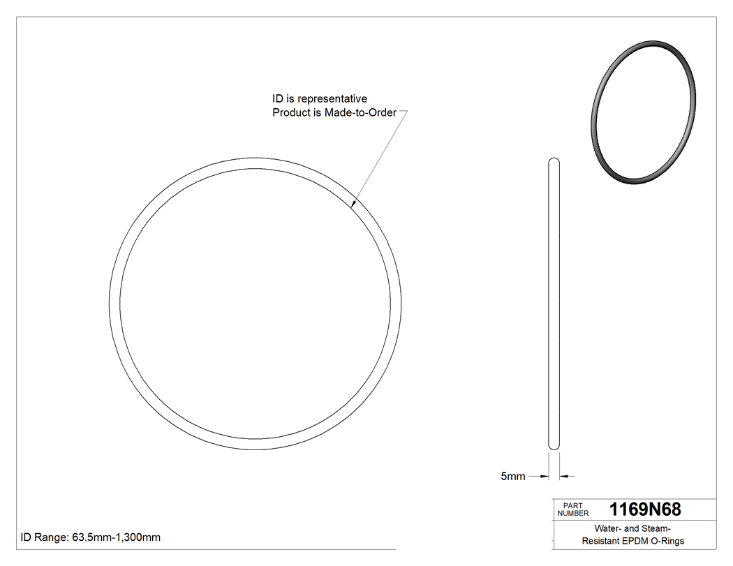 Technical drawing - 1169N68